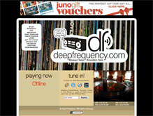 Tablet Screenshot of deepfrequency.com
